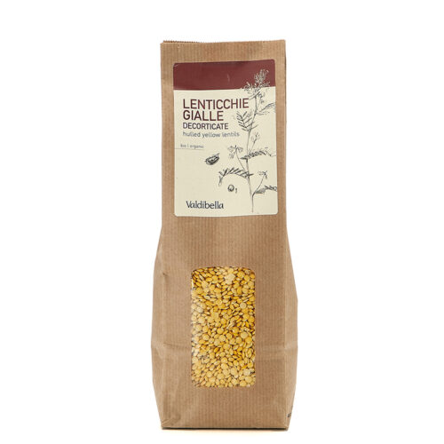 Lenticchie gialle decorticate