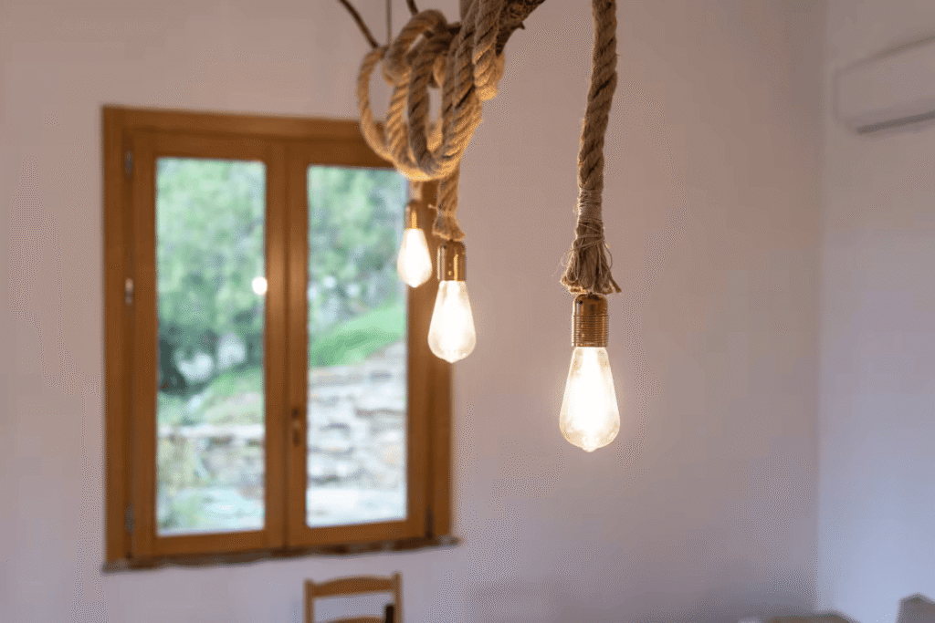 dettaglio illuminazione soggiorna a valdibella