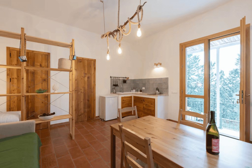 soggiorno casa delle pigne